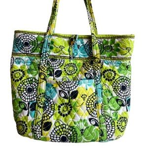 Vera Bradley Limes Up large tote travel bag overnight bag